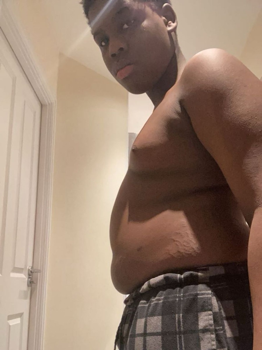 Vitality Rich founder — before photo, 108kg